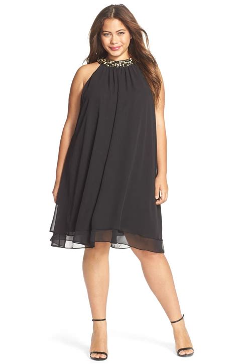 plus size trapeze dresses